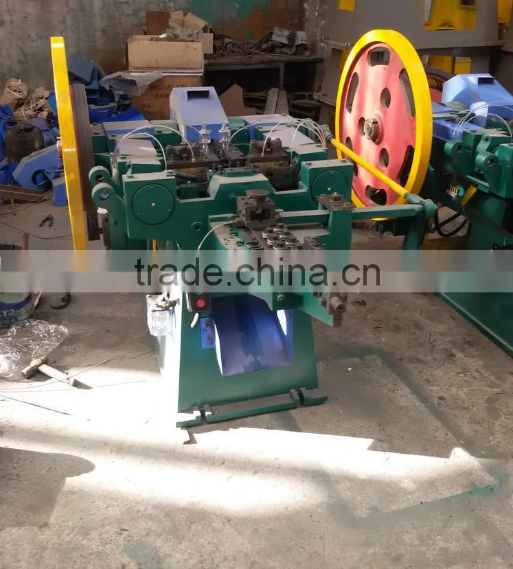 Common iron nail making machine/low noise high speed horseshoes nails making machinery