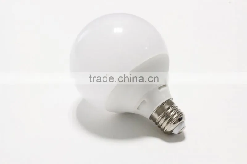 LED Globe Bulb G120AC110V 85-265V 220V 15W 4000K-4500K Pure White E27/B22 CRI80 PF0.9 Beam Angle270 CE/RoHs Alu Coated By Plastc