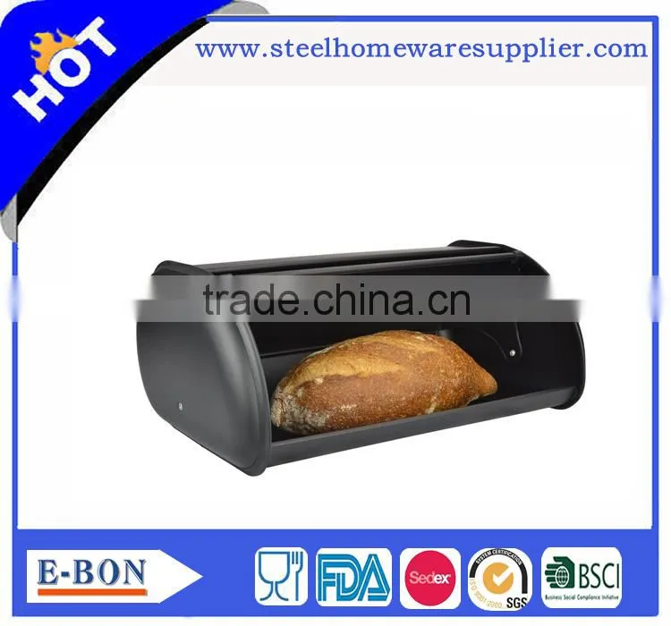 Stainless Steel Breadbox Roll Top Bread Bin Breadbox bread bin