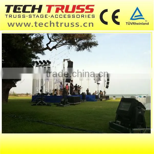 SPT-5 Height 8m Loading 800kg Material 6082-T6 line array Speaker Tower