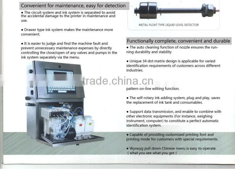 43S Small Character Inkjet printer