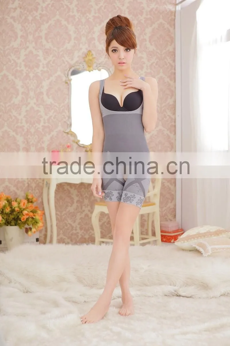 Crothless Push Up Bodysuit Women Bamboo Seamless Underwear