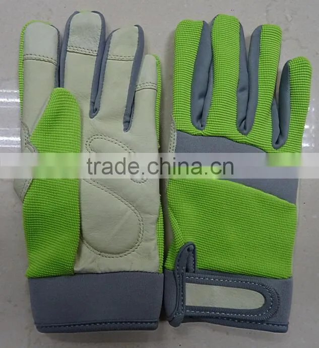 Leather Gardening Safety Glove, Working Gloves, Impact protection, Lady Size
