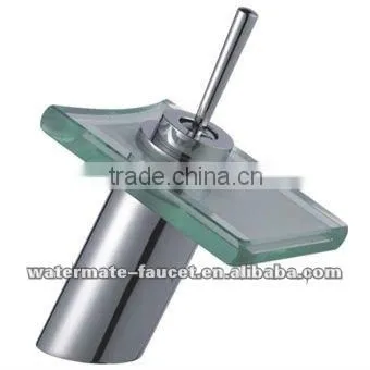 glass waterfall basin faucet mixer tap