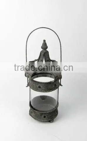 100233MC- hanging metal candle lantern