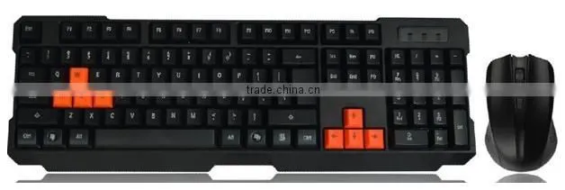 1 year warranty 2.4g wireless cheap combo mouse and keyboard