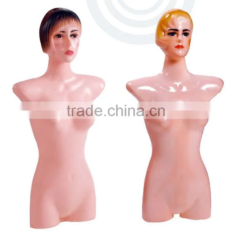 female upper body plastic torso mannequins