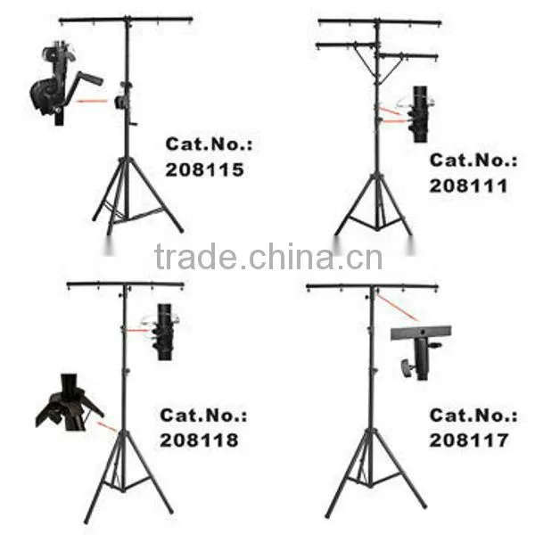 Shenzhen flash strobe led photo light stand chrome steel studio photography