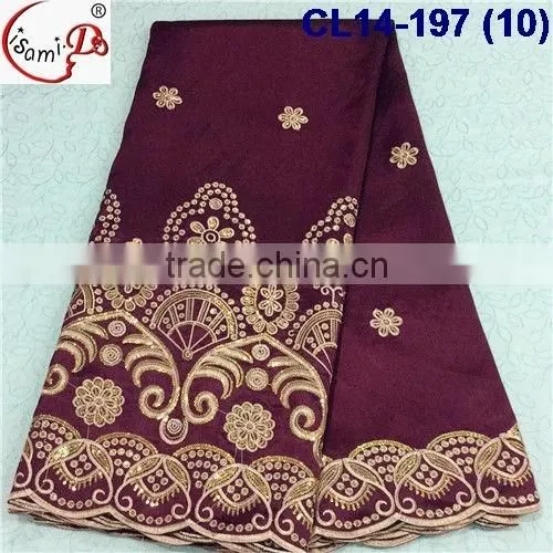 CL14-197 New design high quality george lace fabric,high end george lace fabric