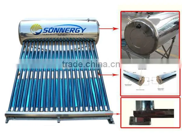 Stainless Steel Domestic Solar Water Heater
