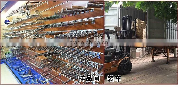Retail shop fitting double wire mesh display steel metal hook