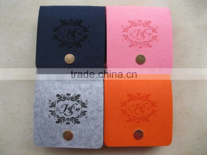 new key chain purse, felt material, key cases car charger, mobile power charging treasure pouch, universal digital accessories