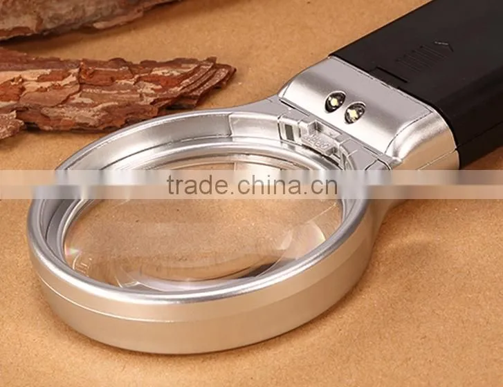 3x Illumianted Hand Held Foldable Magnifying Glass Desk Magnifier with LED Light