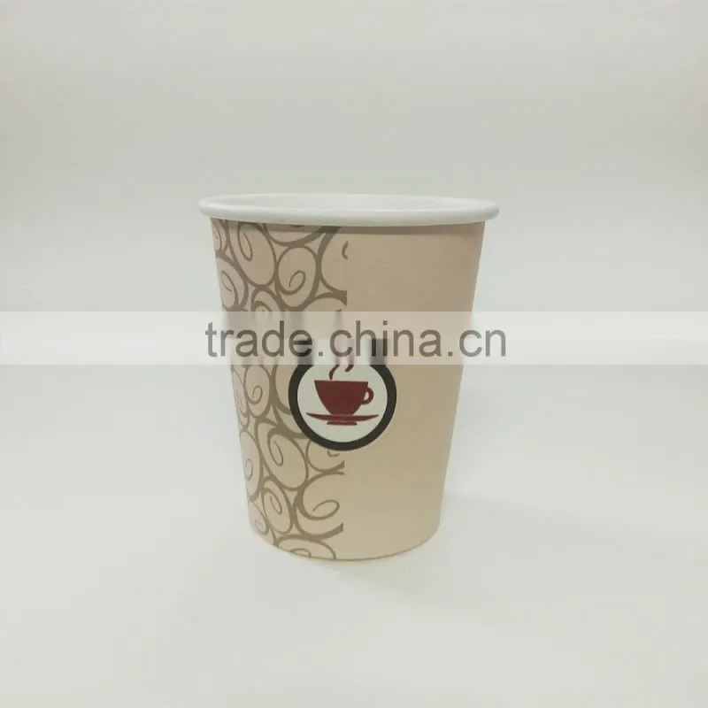 Single Wall Paper Cups For Coffee Tea 8ozcup013