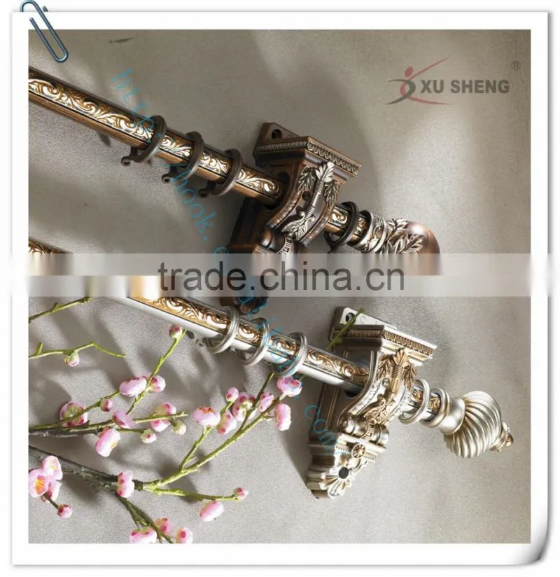 Curtain accessories curtain rod factory,aluminium curtain rod