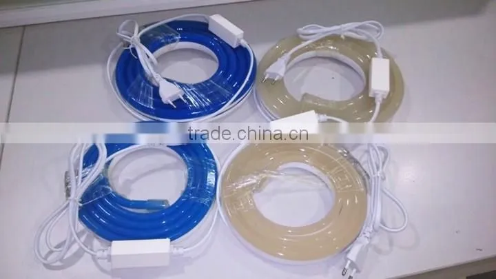 50m flexible SMD2835/5050LED neon light/mini neon flex in solid and RGB LED light color