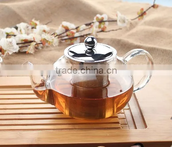 Heat resistant Glass Tea Coffee Pots Kettles Set Infuser