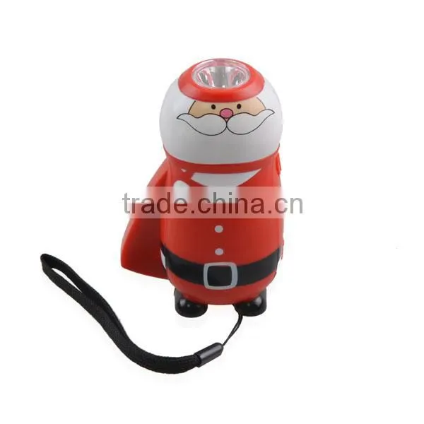 Father Christmas Dynamo LED Rechargeable Lantern