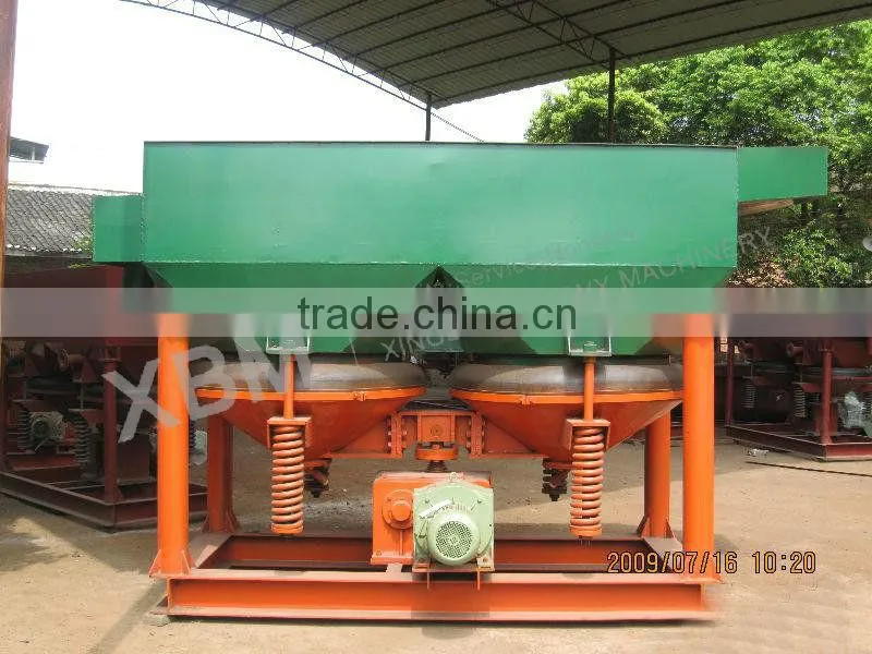 New design jigging machine used in the gold beneficiation plant