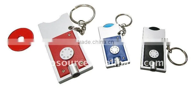 keychain light with bottle opener and tape measure