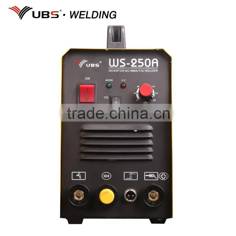 Single phase portable arc welding machine for welding stanless steel / carbon steel WS-200A