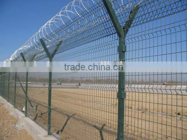 High quality low price outdoor using concertina razor barbed wire security fence