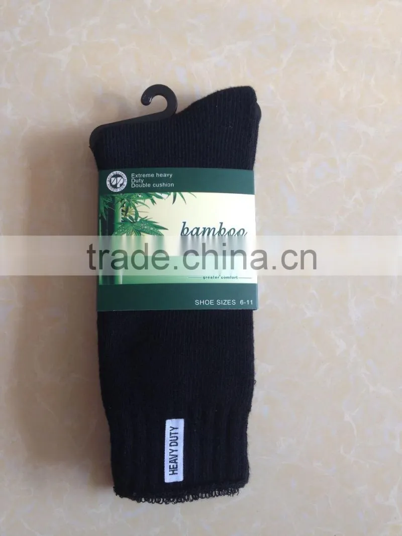 men's bamboo fiber socks/bamboo terry athletic sock