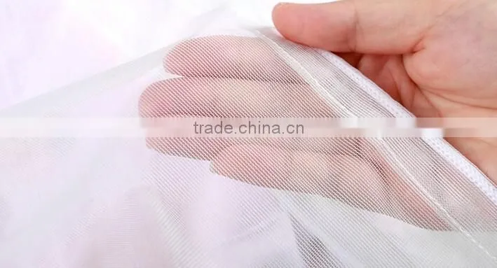 YIWU RODA 100%polyester fine mesh durable draw string washing bag