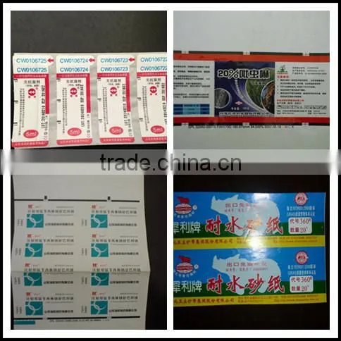 automatic label 4 colour small flexo printing machine