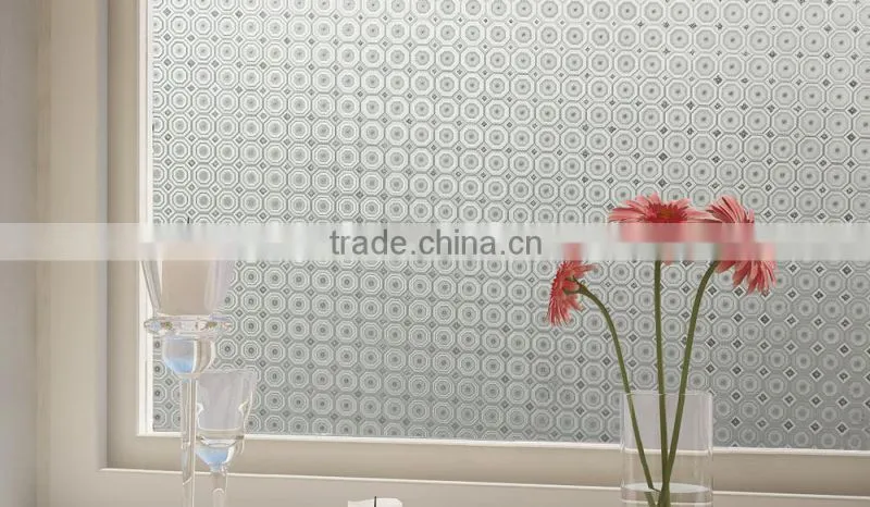 most hot sales frosted glass film -- 2D Static Window film--- PVC Embossed glass sticker