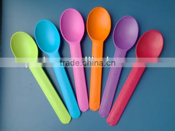 plastic PP PS BIODEGRADABLE spoon ice cream spoon gelato spoon yogurt spoon