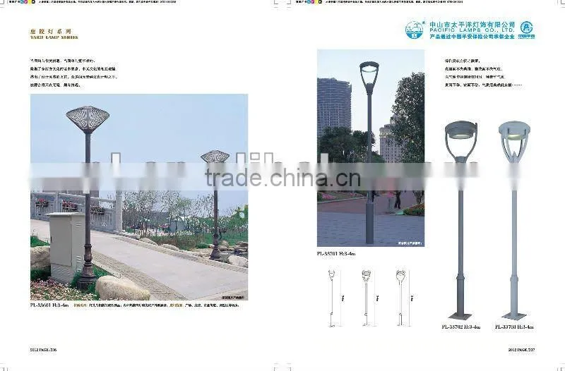5 head Modern outdoor garden lamps for street/road