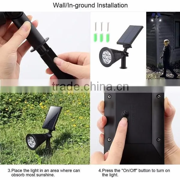 all in motion portable hanging outdoor led garden solar light