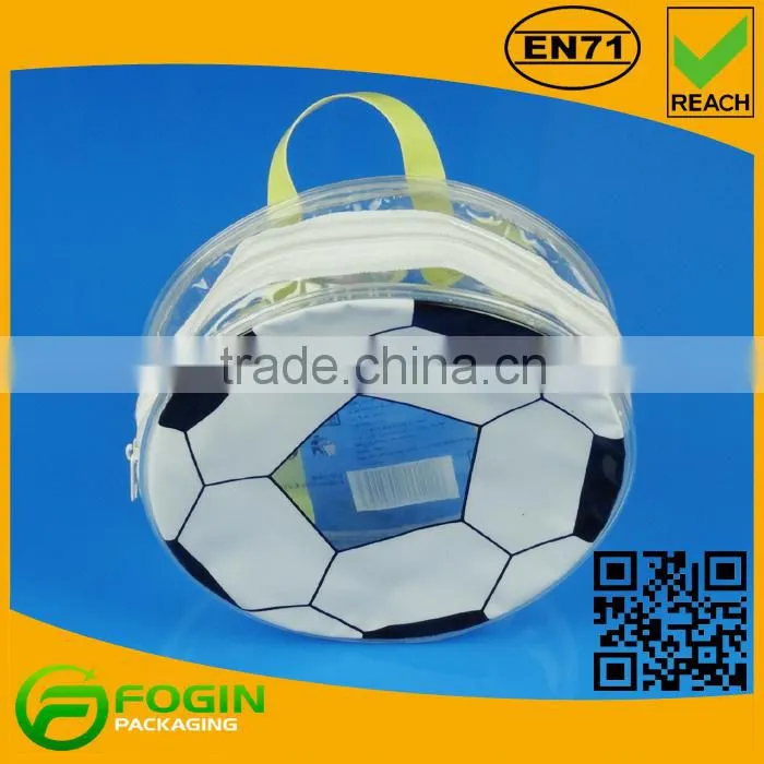 pvc soccer print mini carry bag