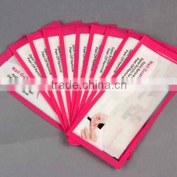 2016 peel-off nail gel polish guard glue base coat sticker