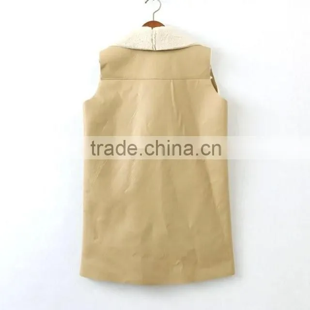 cheap china wholesale clothing collar frizzled feather vest