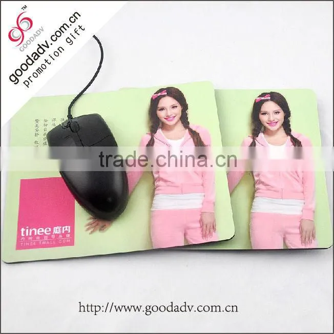 China using and promotion using wonderful sexy carton girl mousepad