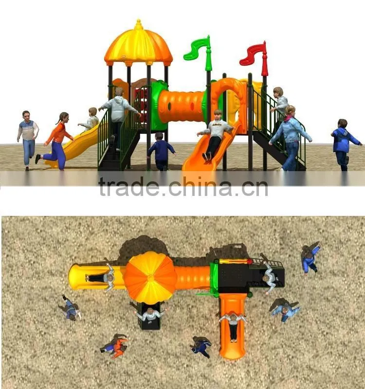 China Outdoor Plastic Playground Equipment