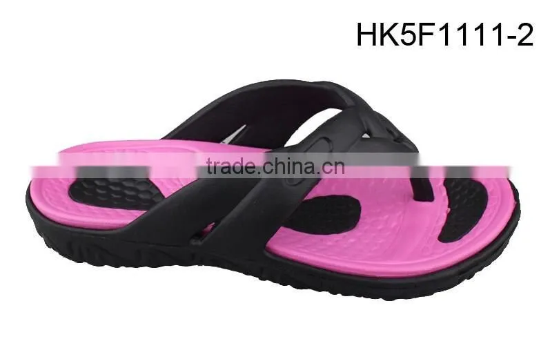 Double EVA ladies falt slipper, sexy ladies fancy slippers