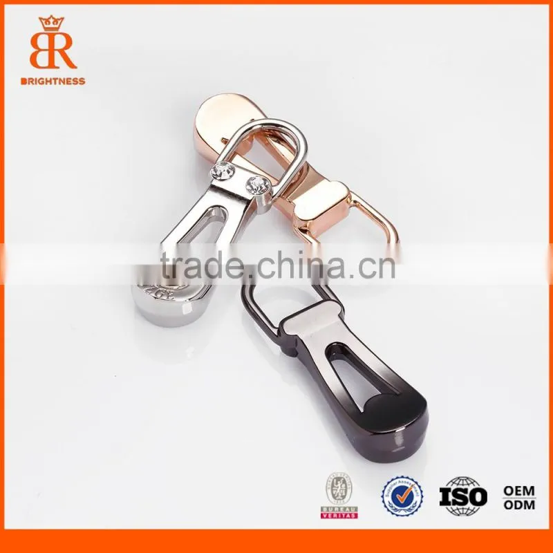 Painted technics zipper sliders nickel-free feature zipper pull