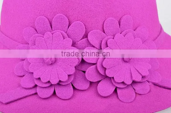 European Style Wool Felt Sauna Hat For Ladies