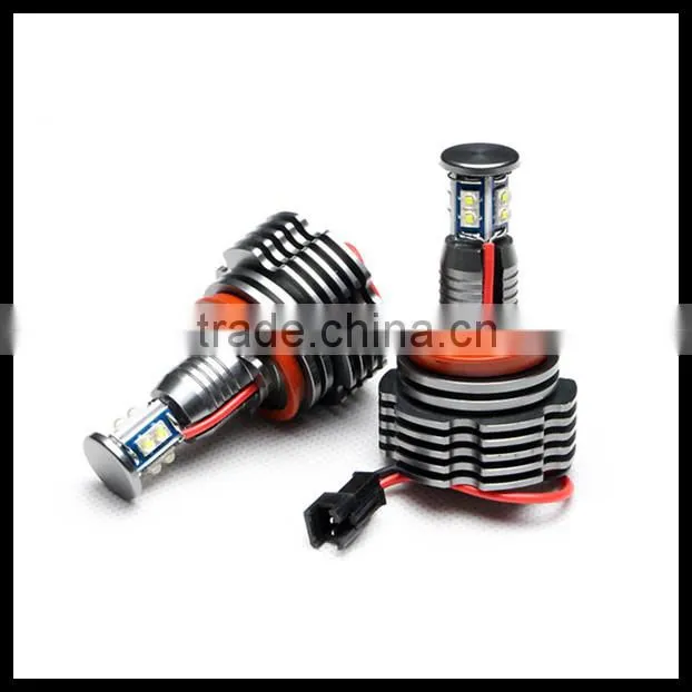 H8 80W per set car LED angel eyes halo rings marker bulb