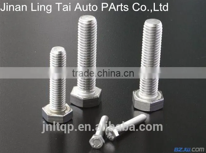 High quality stainless steel hexagon head bolt