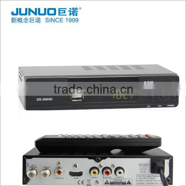 2016 Superior DVB-T ATSC tv box for North America/Korea cheap atsc set top box in China
