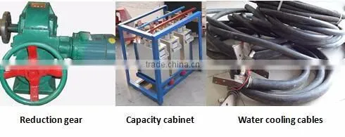 Factory price 150kg Medium frequency electric aluminum induction melting furnace