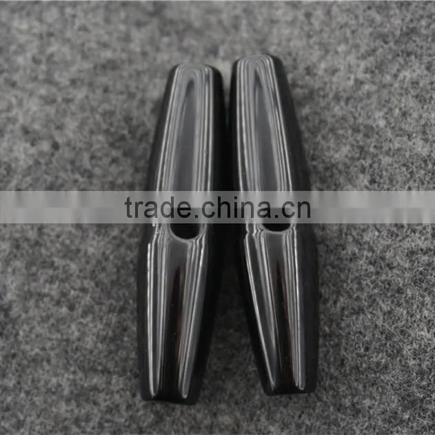 HOT SALE BLACK RESIN BAR BUTTON FOR GARMENT