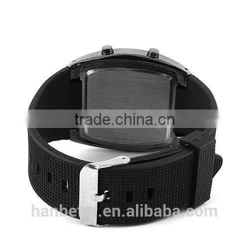 Top Quality ,Fast Production time for led watch sport stainless steel back