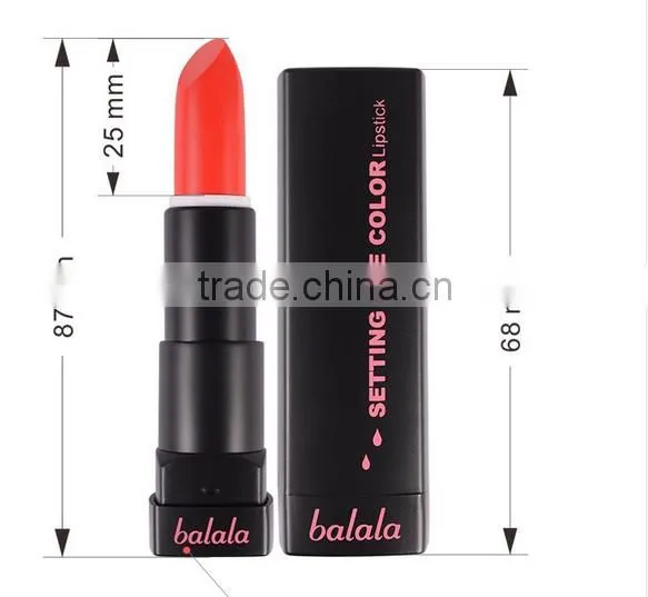Wholesale Balala Waterproof Long Lasting Fashion Color Branded Names Lipstick,Colourful Lip Stick
