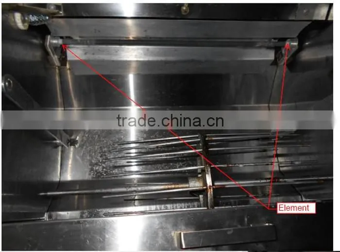 1600c rod type toaster oven heating elements