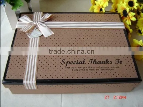 Beautiful New Arrival Recycle Wedding Dress Paper Gift Box